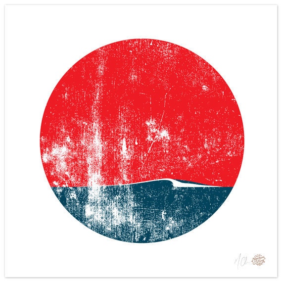 Surf Spot 8" x 8" Giclee Fine Art Print on Acid Free, 100% Cotton Rag, Bright White Paper