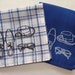 Handkerchiefs, 2 Silk-Screened Sneezy Sheets, Mens Hankies