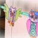 Owl Theme Clothesline Number Game