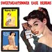 Unknown Fifties Comic Kitsch Giant Spider with Pinup scared Woman in web Design Cigarette Case or Wallet