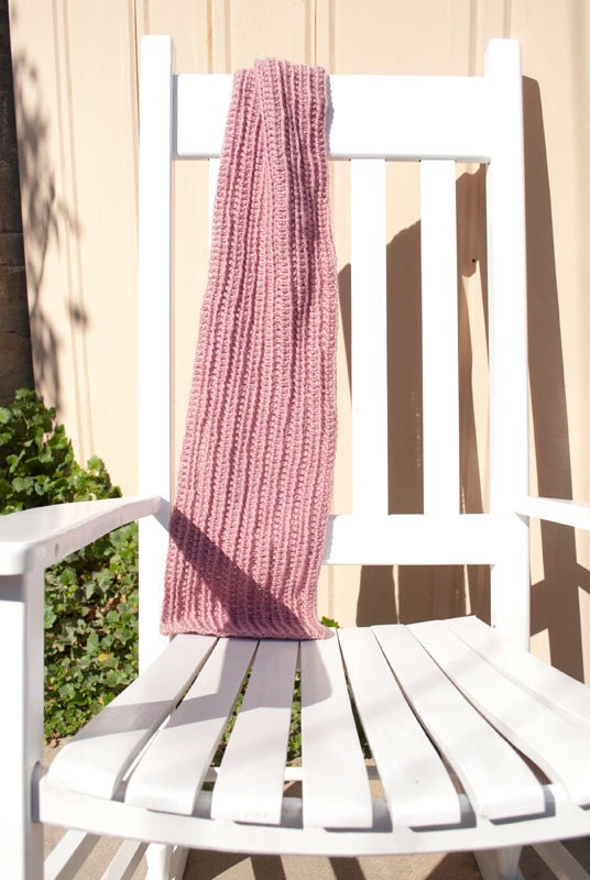 NEW from Valentine's Collection: Ultra Thick and Warm Scarf in Sweet Pea