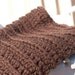 NEW from Valentine's Collection: Ultra Thick and Warm Scarf in Chocolate