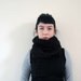 Super Long Scarf in Black - Unisex