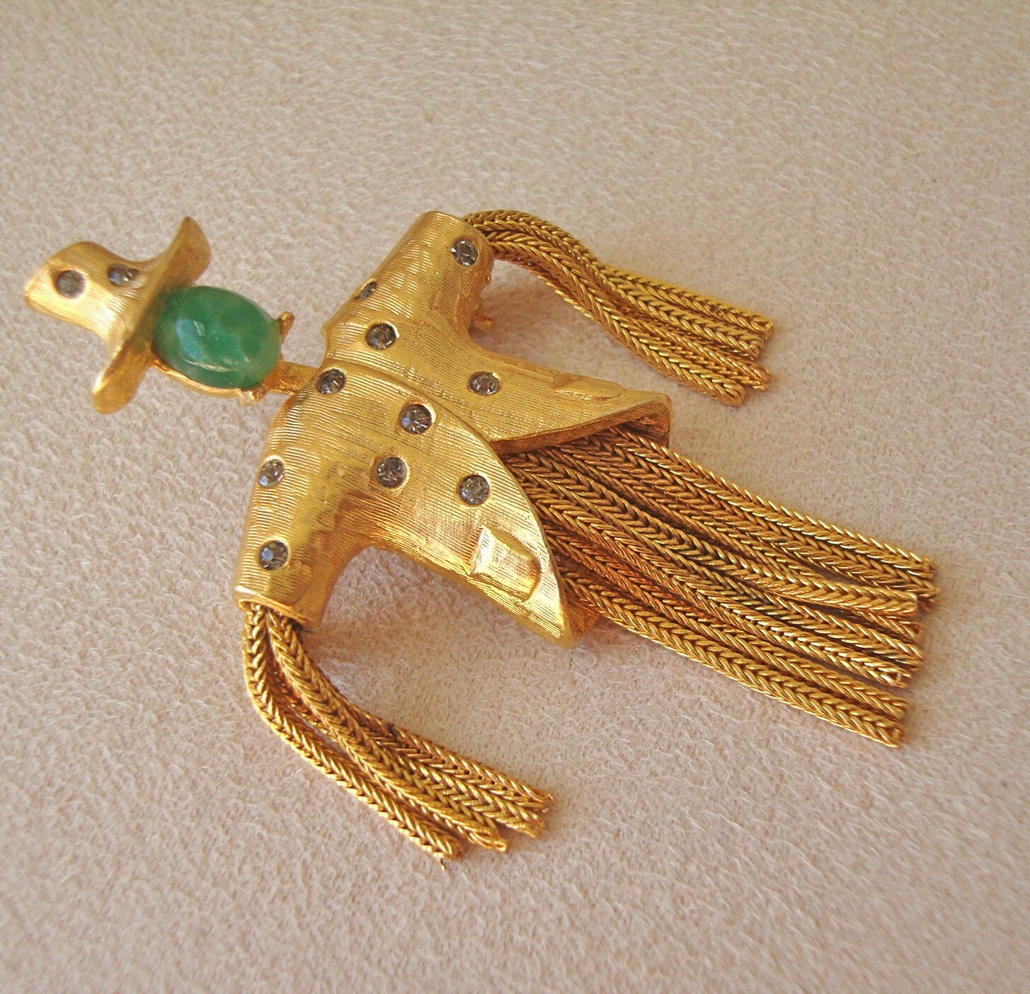 Jeanne Figural Brooch