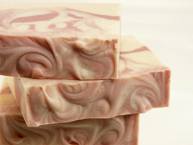 Grace Luxury Soap - 100% natural soap with olive oil, geranium, and rosewood - palm-free, vegan friendly