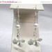 Sterling Silver Pearl Orchid Earrings