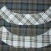 Blue Plaid Detachable collar