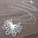 Kryptonite Long Necklace in Silver