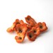 Nasturtium Beads, Polymer Clay Flowers, Flower Beads, Orange Beads 632