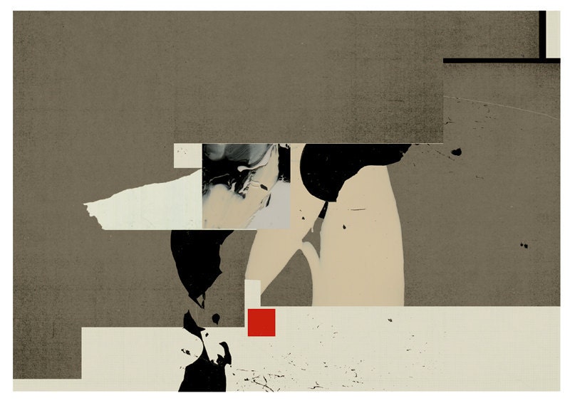 abstract composition art print
