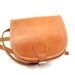 Vintage Tan Brown, Leather Satchel/cross Body/Messenger Bag circa 1970s.