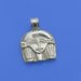 Sterling Silver pendant charm of Ancient Egyptian Goddess Hathor