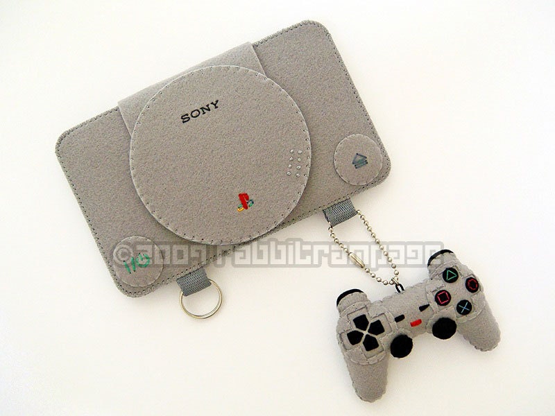 Felt Playstation Case