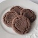 Soap-Glycerin Dark Chocolate Sugar Cookies-Box set of 4