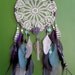 Dream Catcher - Doily - Purple and Blue - Modern - Large - Hippie