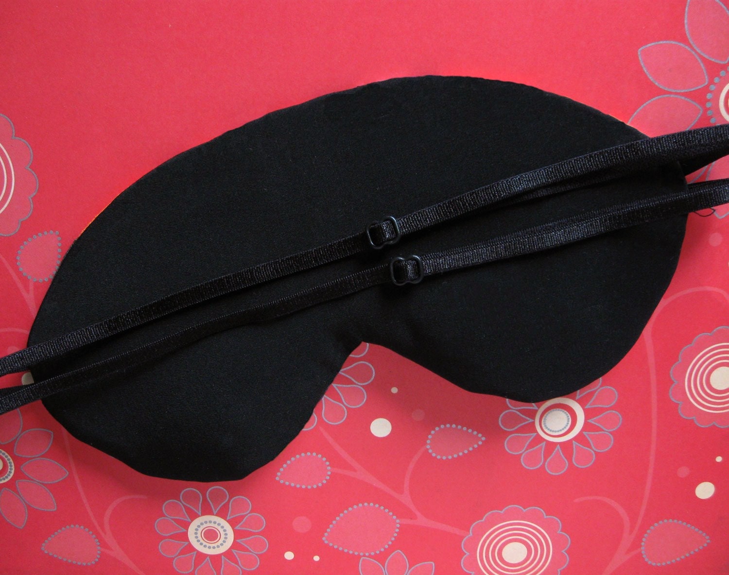 Luxury Silk Eye Mask  Fully Adjustable called Fifth Ave Flower Garden