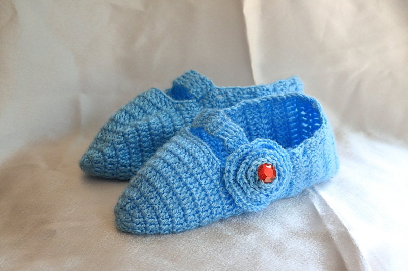 FREE SHiPPiNG Blue Healthy Booties Home slippers Dance classic yoga sexy hygienic light Naturel Silk cashmire crochet