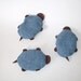Turtle Bean Bags - made with upcycled denim