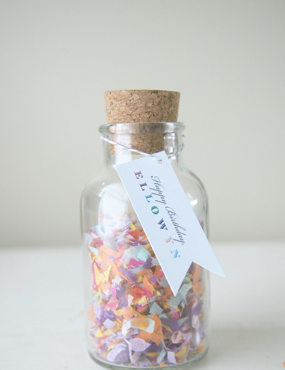 Party In A Bottle: Hand-Forged Confetti in Glass Jar