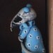 Mouse Skull Sculpture -  Once There Was a Little Mouse  OOAK