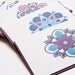 Letterpress Card Set - Polish Wycinanki Folk Art Patterns - Set of 6