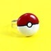 Pokemon Pokeball Ring (Adjustable)