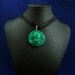 Jade Small Cthulhu Cameo Necklace - Polymer Clay Horror Jewelry
