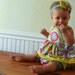 Baby Girl Sewing Pattern - The Hannah Design - Ruffle Top, Bloomer and Fabric Flower Pattern