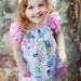 Owl Dots Peasant Dress Spring 12