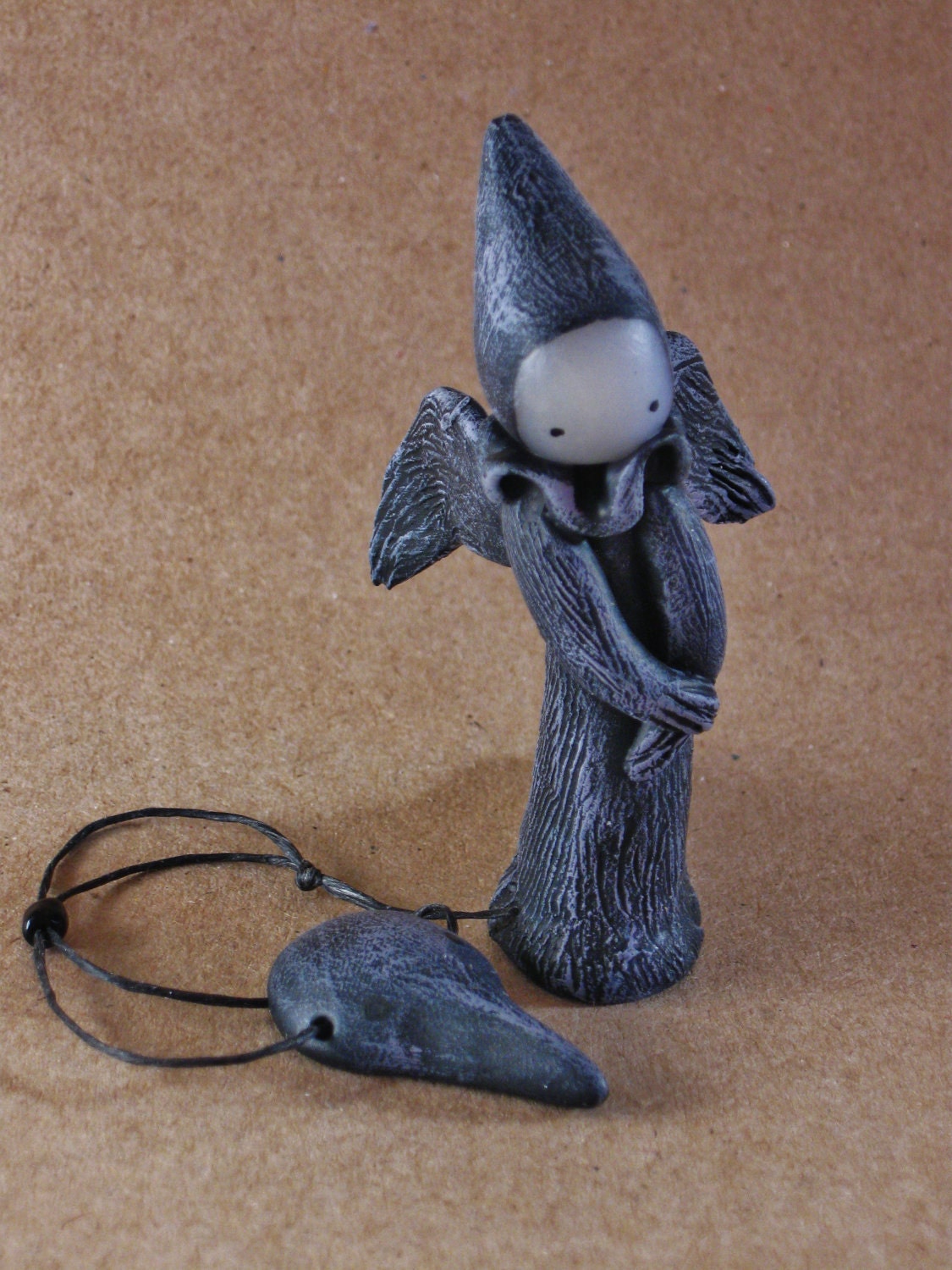Raven's Promise Poppet with wings - Limited Edition 6 of 25