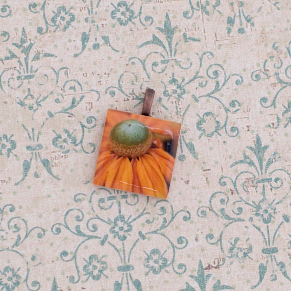 Irish Eye - 1inch wood pendant
