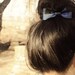 Blue Lumberjack Clo Bow - Blue Flannel Hair Bow