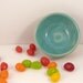Aquamarine blue prep bowl / robin's egg blue salsa bowl / ready to ship today / perfect for the man who likes to cook
