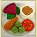 Wool Felt Play Food - Brussel Sprouts - Waldorf Inspired Pretend Kitchen Accessory for Imaginative Play