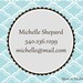 Printable Mom Calling Card . Blue Blossom