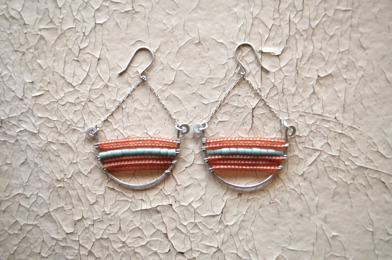 Dang Chandelier Beaded Earrings