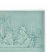 Afternoon Sail in an Eggshell Boat - Handmade Ceramic Tile in turquoise for your home decor - kitchen, bath, fireplace