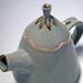 Acorn closed form teapot - light blue