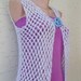 Crochet white vest for summer by KnitterPrincess on Etsy