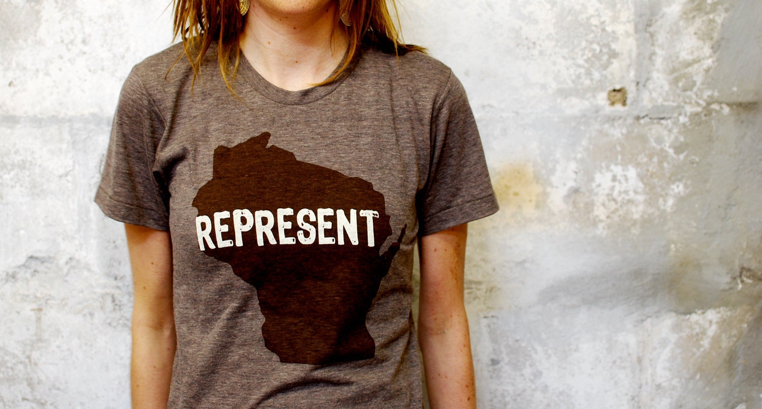 REPRESENT Wisconsin Unisex Tee