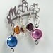 Custom Mothers or Grandmother Necklace with Swarovski Birthstone