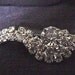 vintage Art Deco rhinestone brooch