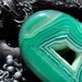 30 OFF SALE green druzy necklace HUGE agate by Beijo by BeijoFlor