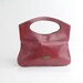 70s Etienne Aigner handbag / burgundy leather purse / leather tote bag