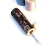 Needle Case  Short  with Large Opening for Needles up to 1 1/2" Quilting Sewers Handmade Natural Rustic Willow Wood