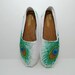 Peacock Feather Custom TOMS shoes