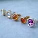 SPECIAL PRICE - Orphan Earrings Set, Crochet Post Earrings, Mother of Pearl, Swarovski Crystal, Carnelian and Baltic Amber