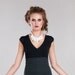 Black eco friendly t-shirt / Organic cotton & bamboo viscose - Spring collection / Simone's Rose - XS, S, M, L, XL
