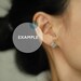 Darken room studs/earrings