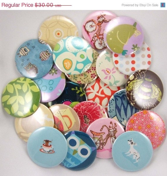 MAY SALE 31% OFF bottle openers 12 assorted fabric covered bottle openers 2.25 inches